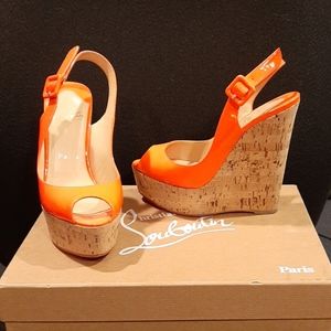 Christian Louboutin Wedge Shoes Sling